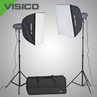 Комплект импульсного света Visico VL PLUS 300 Soft Box KIT