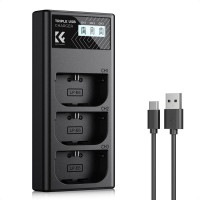 Зарядное устройство K&F Concept на 3 слота Sony LP-E6 (KF28.0062)